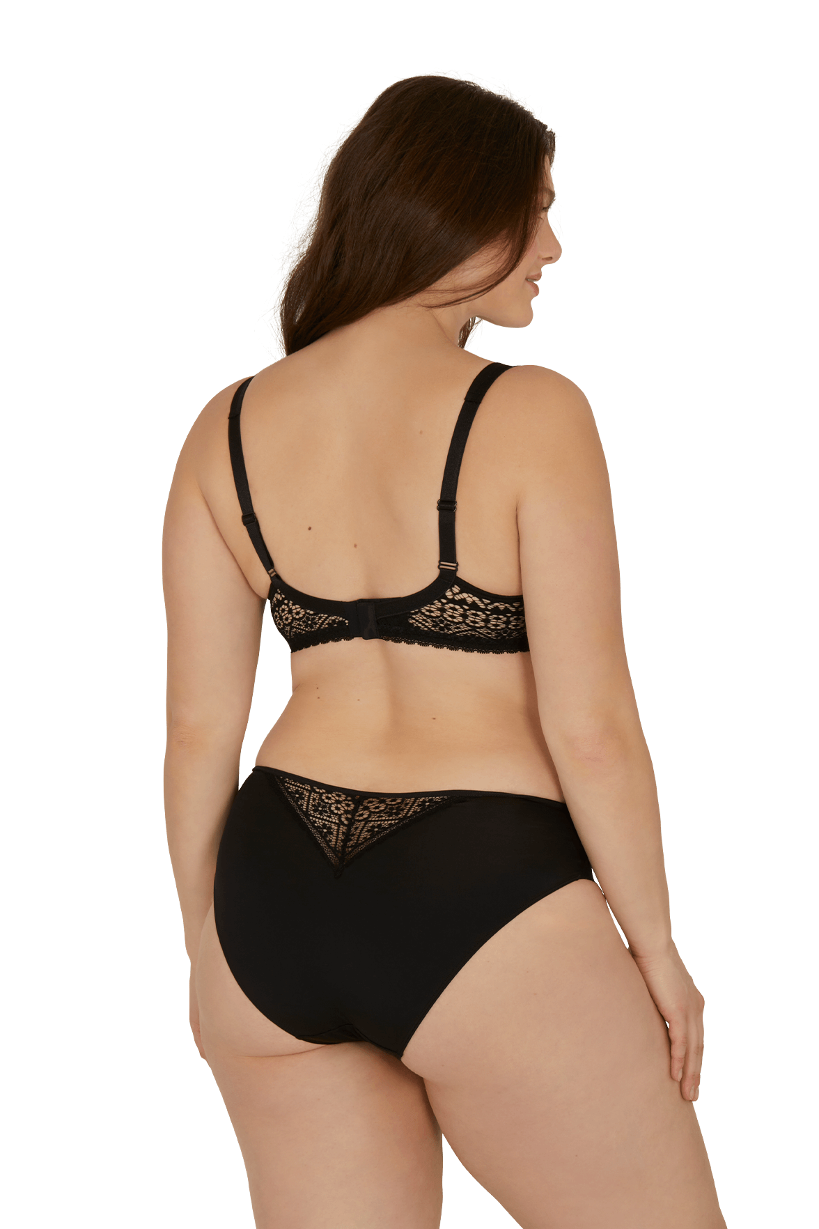 Soutien-gorge à armatures Déesse - Noir