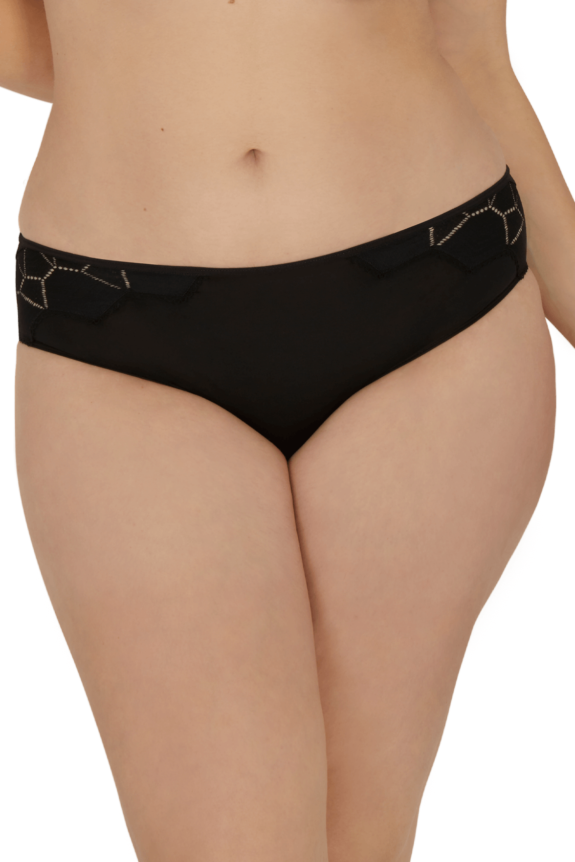 Slip brésilien Harmonie - Noir