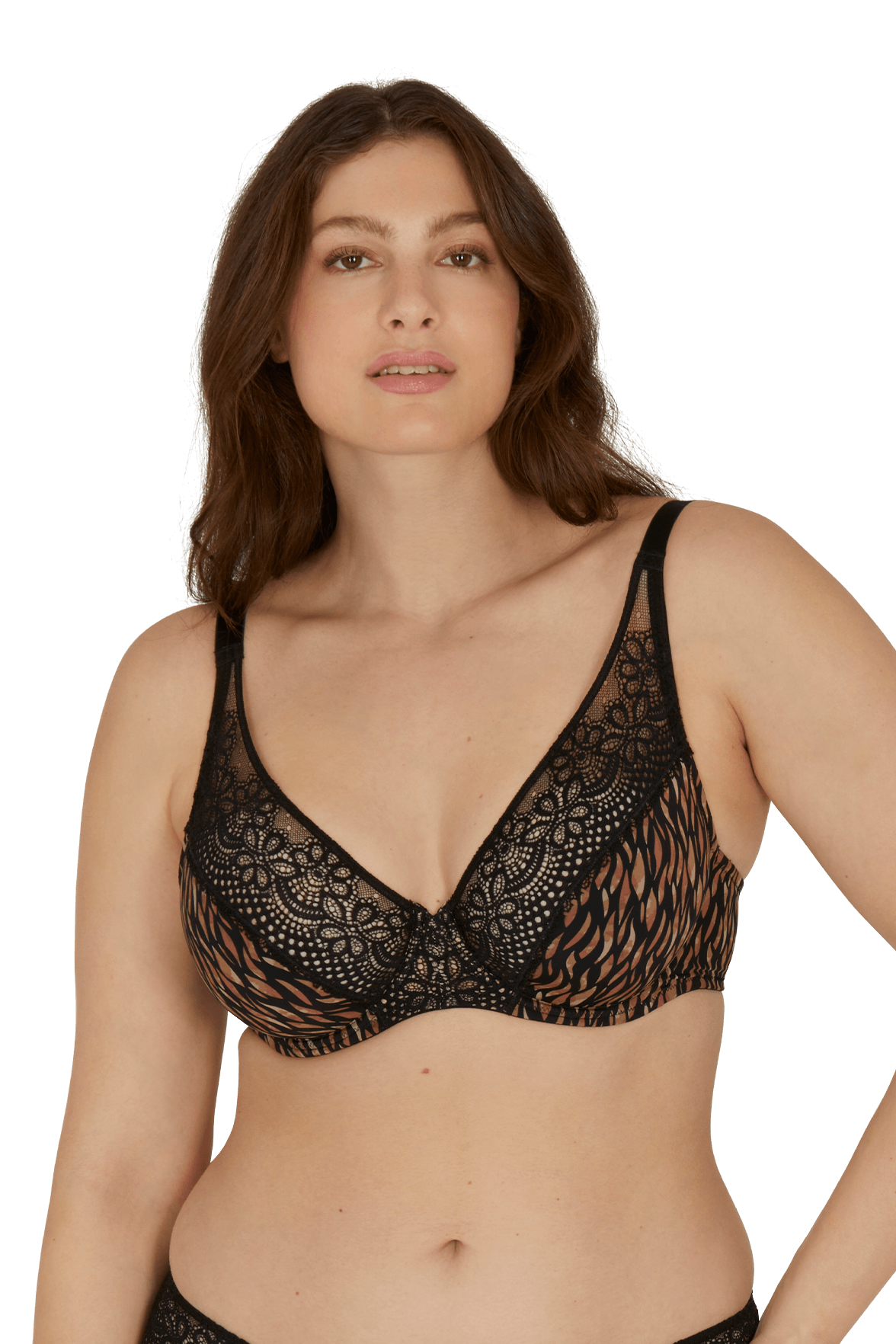 Soutien-gorge foulard à armatures L'irrésistible - Fauve