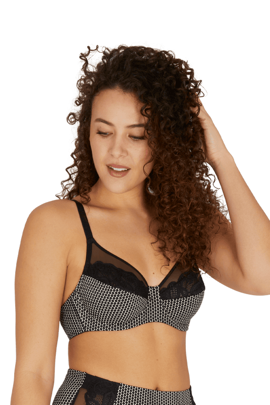 Soutien-gorge à armatures Well Allure - Nid d'abeilles