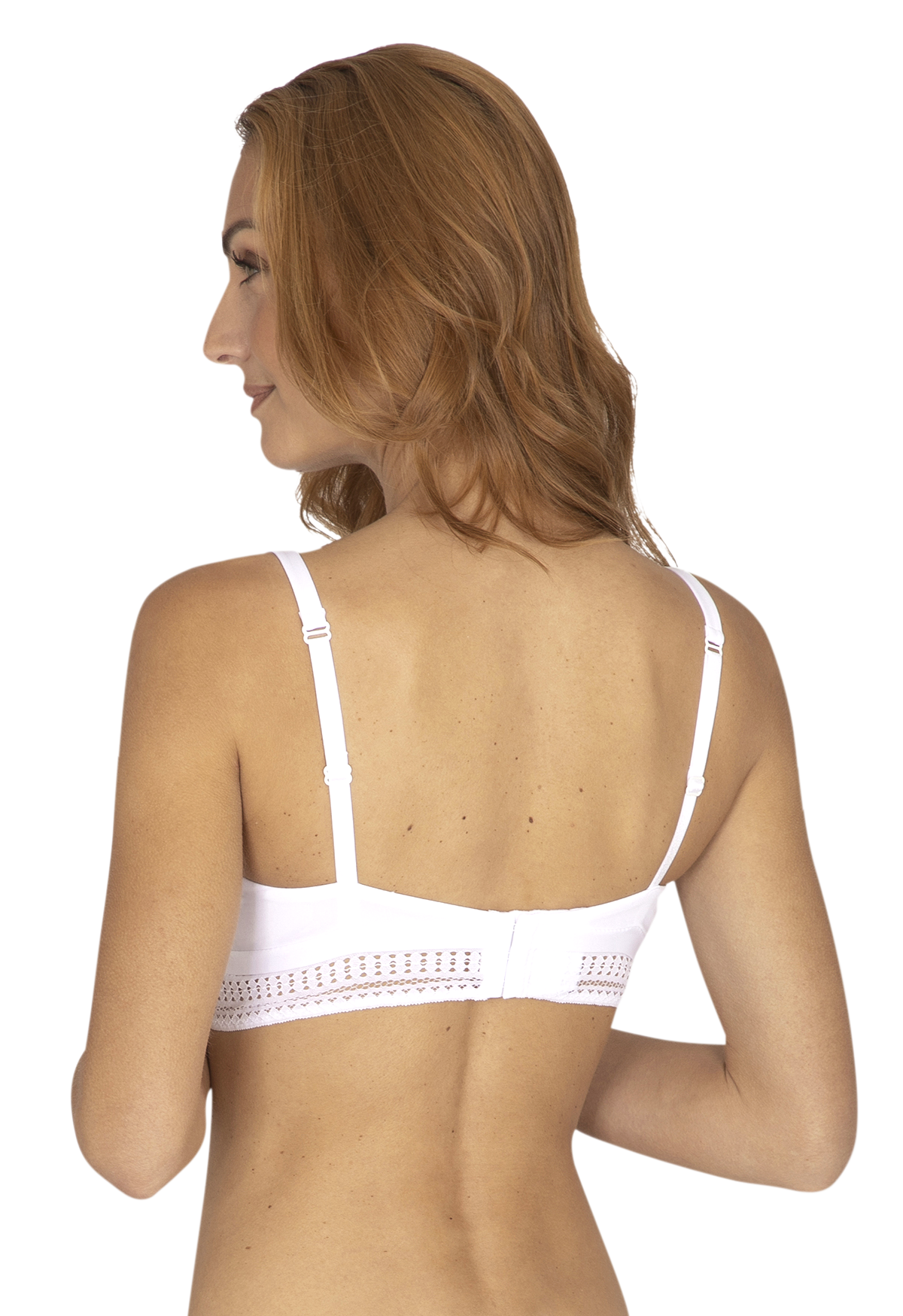 Soutien-gorge sans armatures coques souples Arty Graphik - Blanc