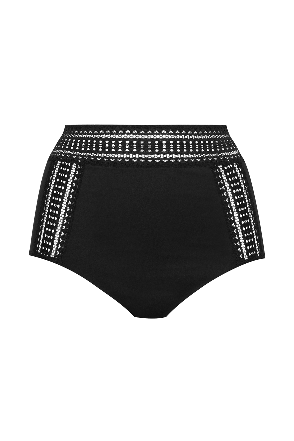 Culotte taille haute Arty Graphik - Noir