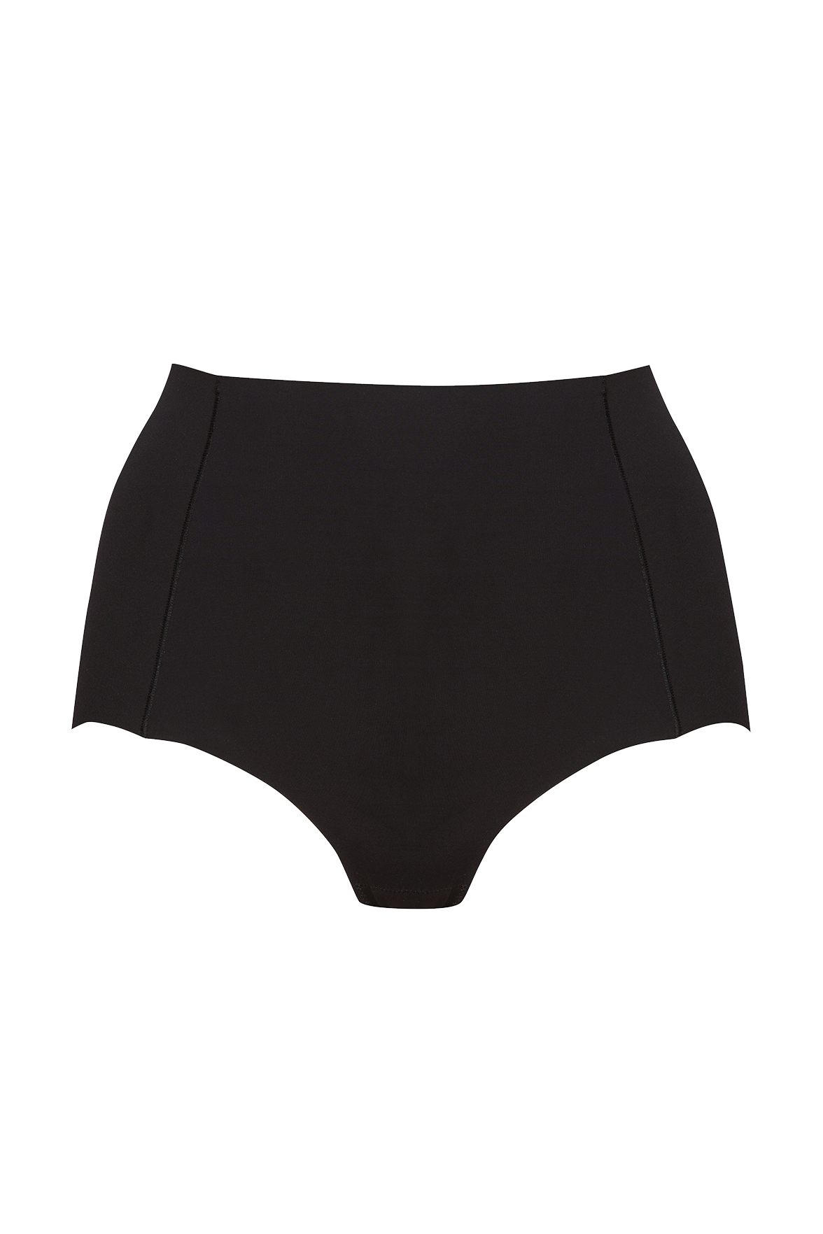 Culotte Haute Microfibre Invisi Galbe - Noir