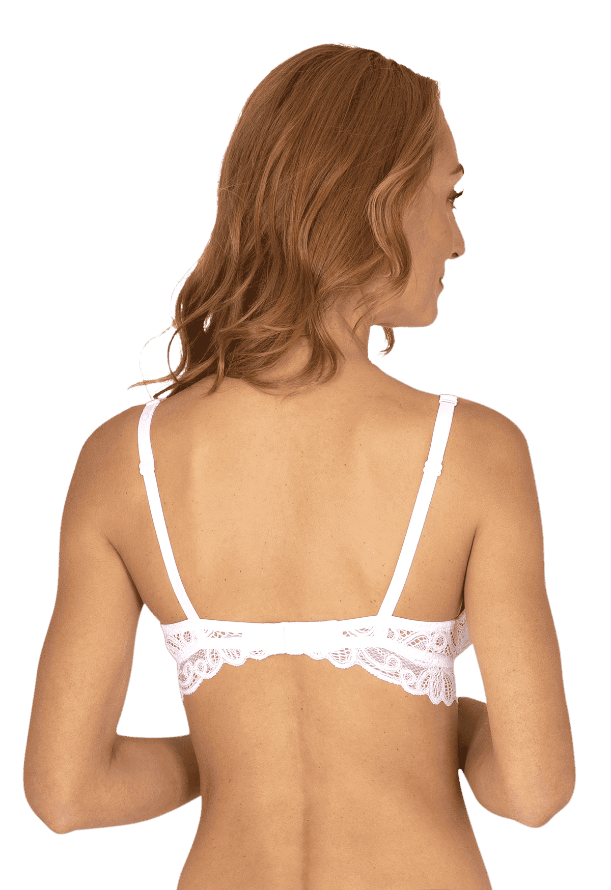 Soutien-gorge à coques Dentelle Envoûtante - Blanc
