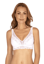 Soutien-gorge sans armatures Dentelle Envoûtante - Blanc