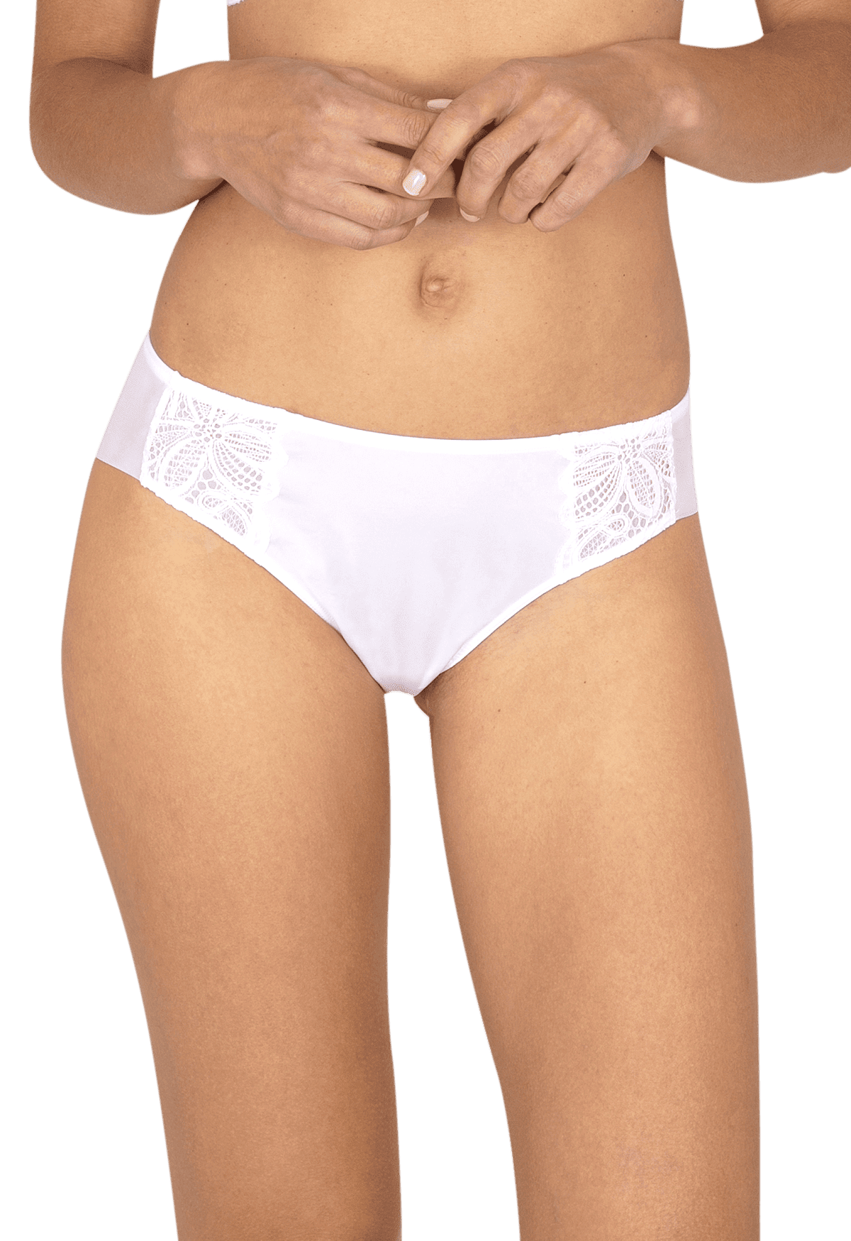 Tanga Dentelle Envoûtante - Blanc