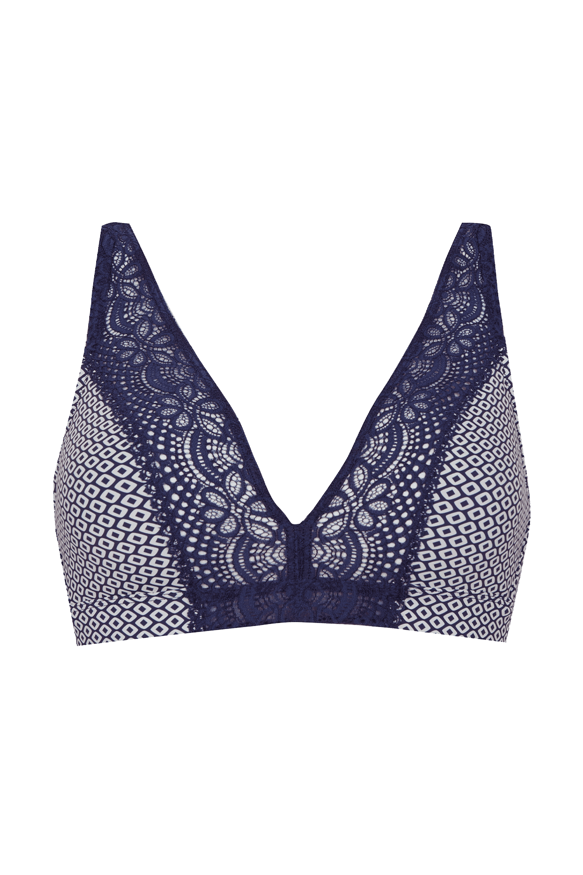Soutien-gorge foulard sans armatures en dentelle et en microfibre L'irrésistible - Illusion