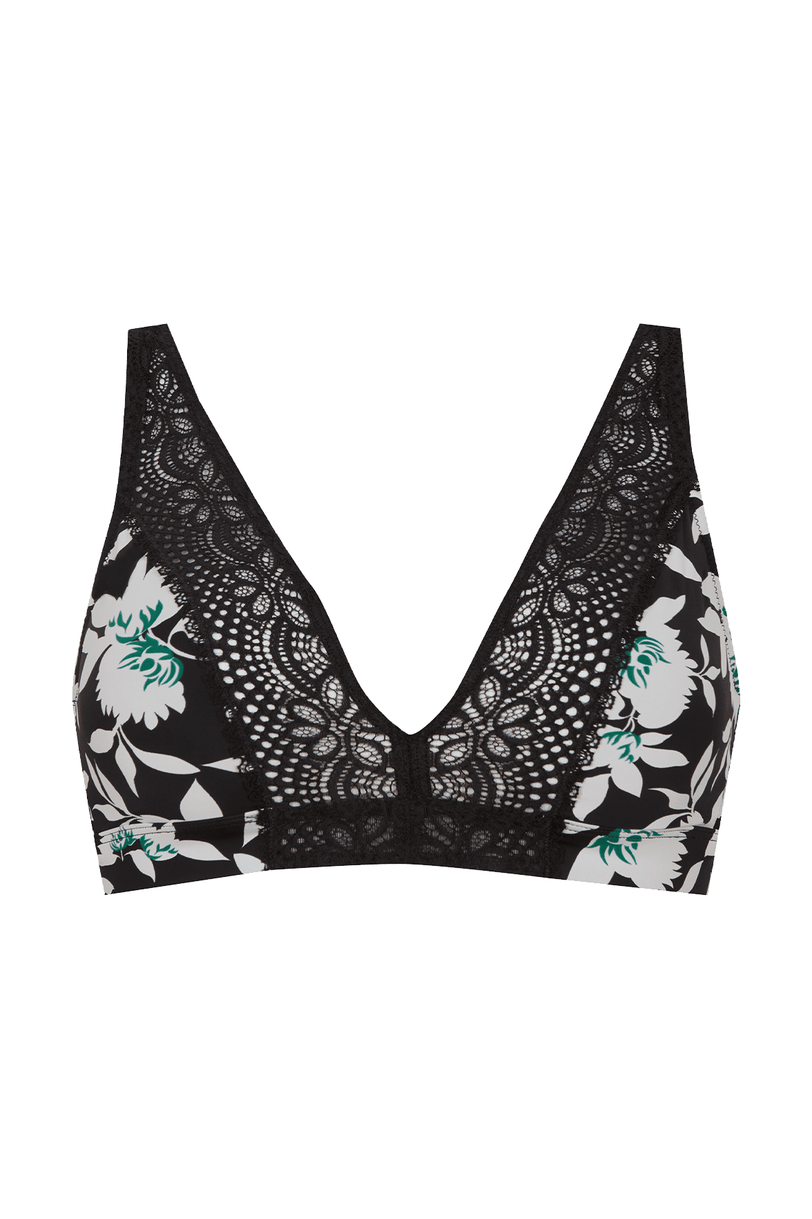 Soutien-gorge foulard sans armatures en dentelle et en microfibre L'irrésistible - Jasmin