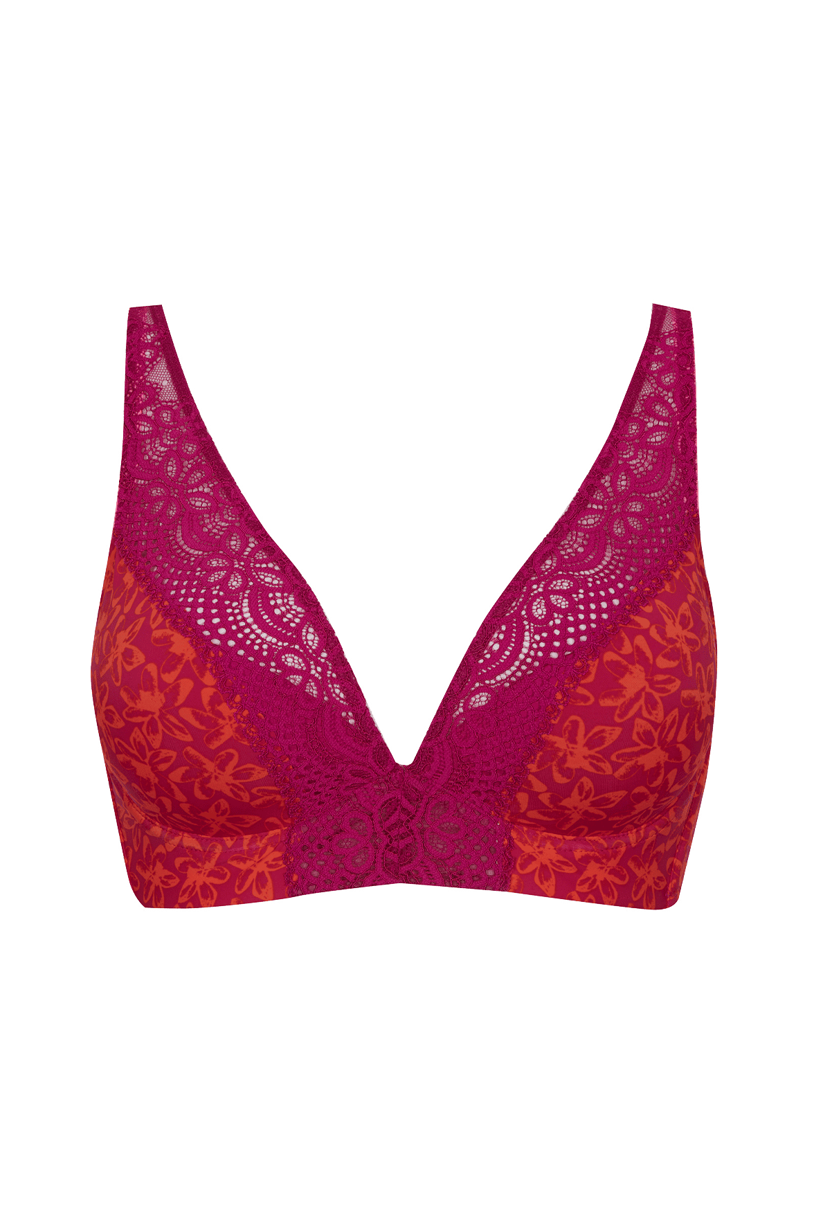 Soutien-gorge coques en dentelle et microfibre L'irrésistible - Tiaré