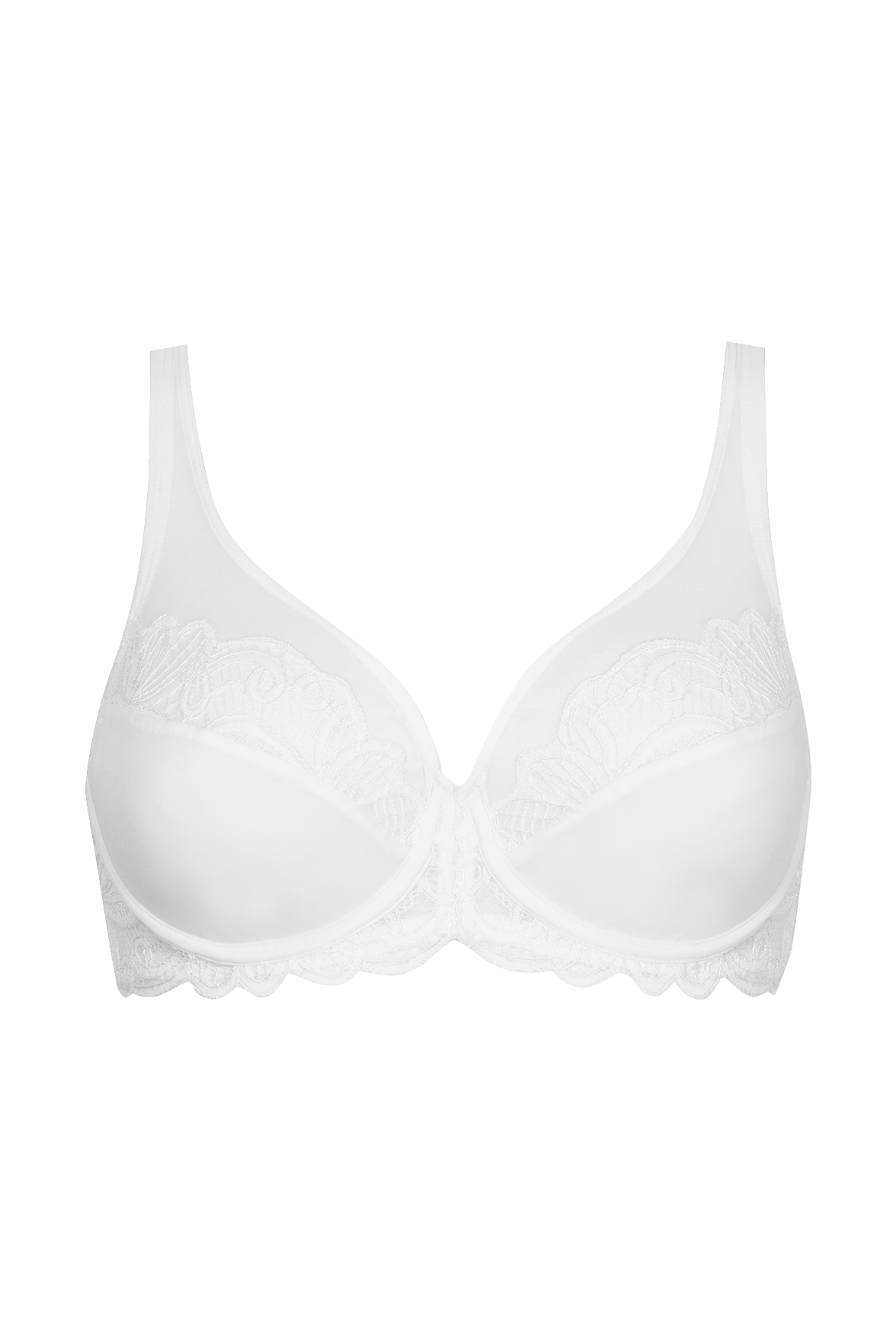 Soutien-gorge à coques Dentelle Envoûtante - Blanc