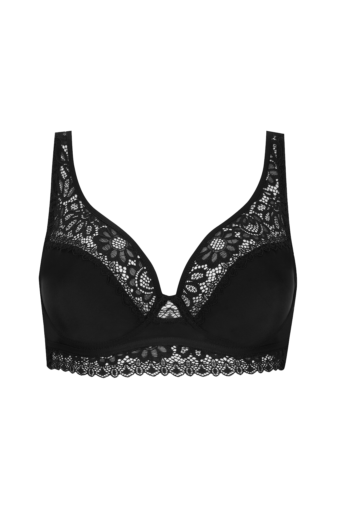 Soutien-gorge à armatures dentelle Well Allure - Noir