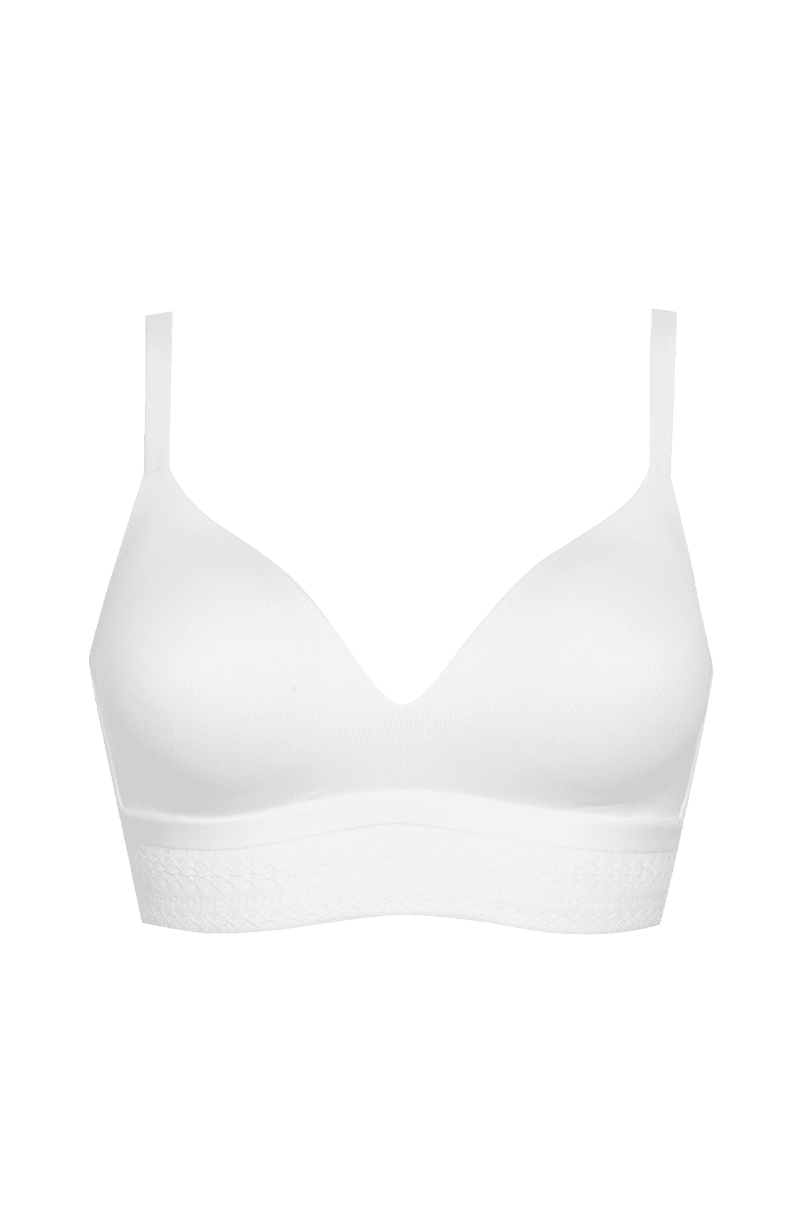 Soutien-gorge sans armatures coques souples Arty Graphik - Blanc