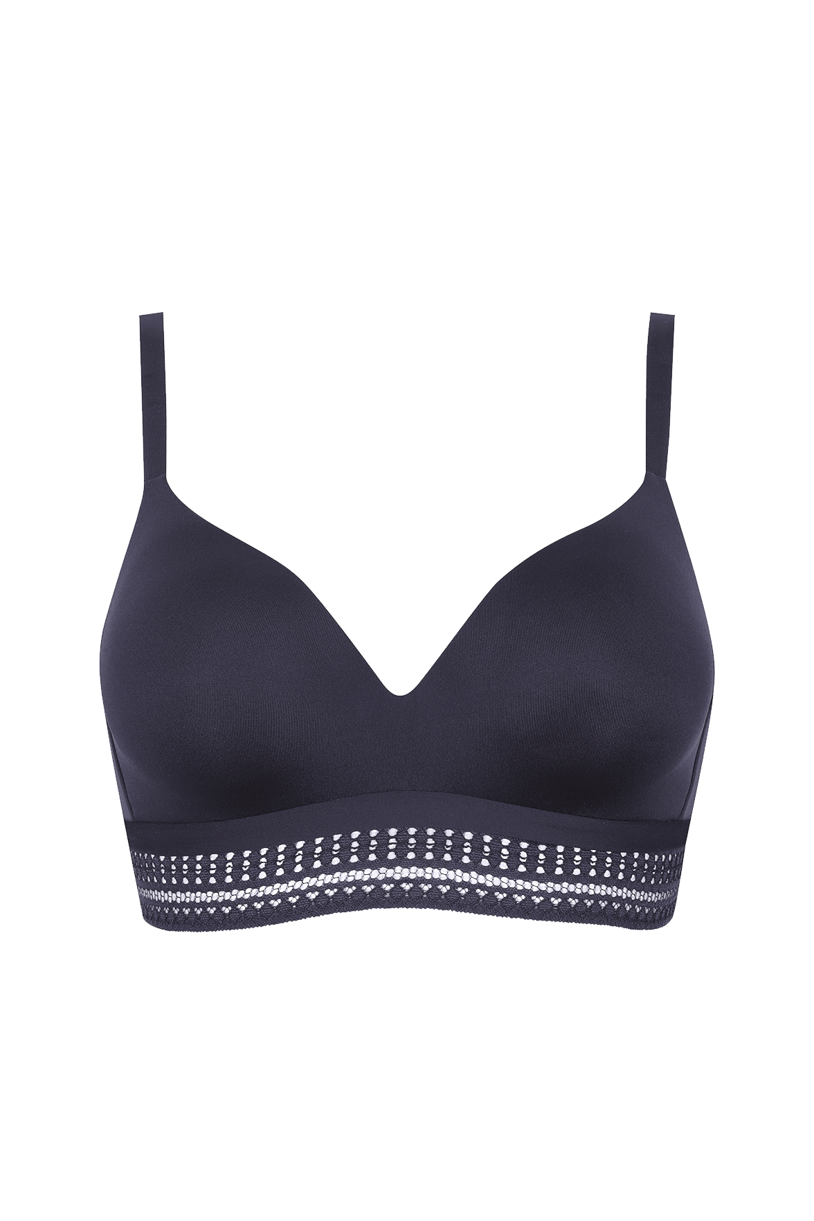 Soutien-gorge sans armatures coques souples Arty Graphik - Bleu nuit