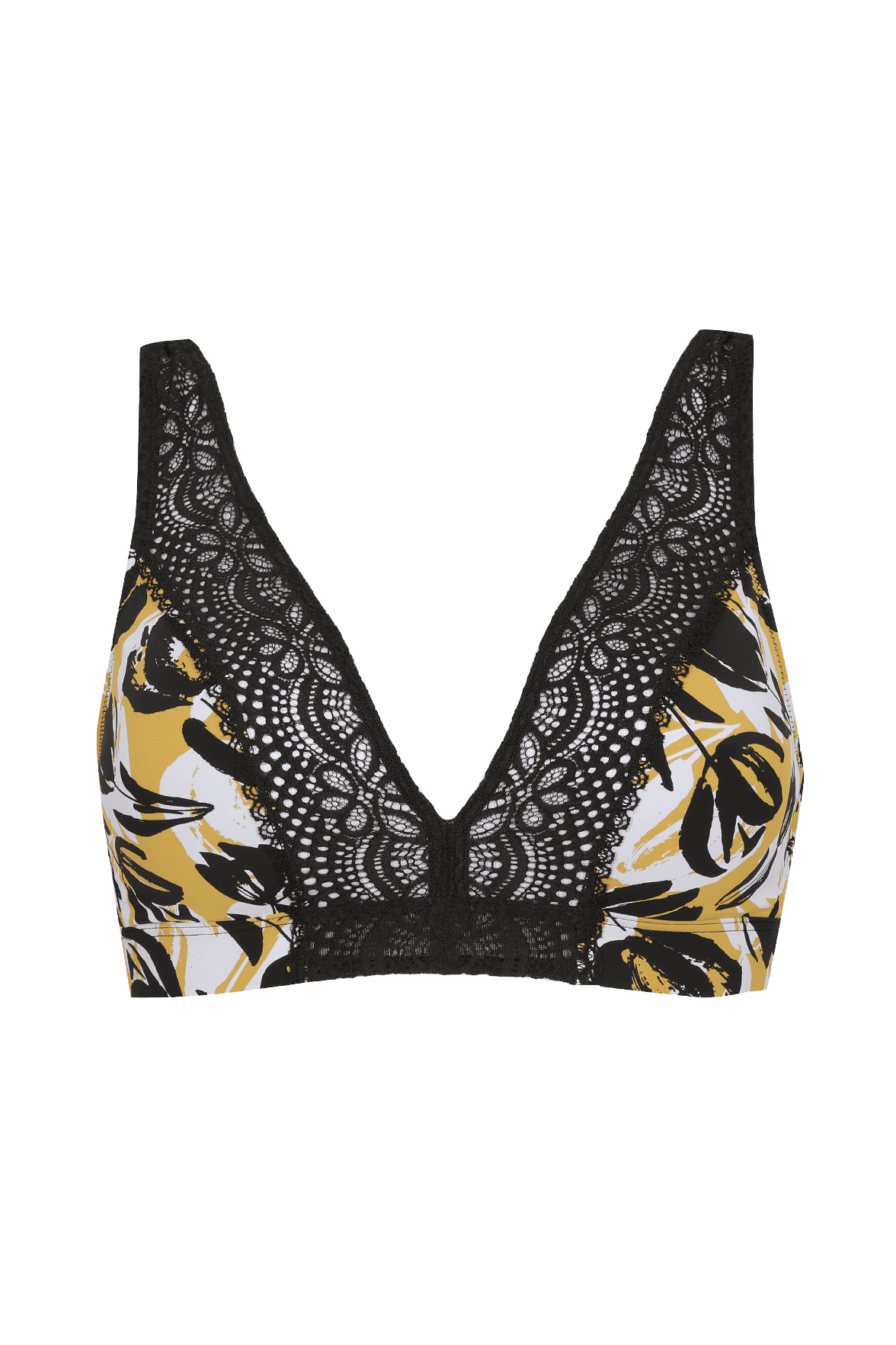 Soutien-gorge foulard sans armatures en dentelle et en microfibre L'irrésistible - Esquisse