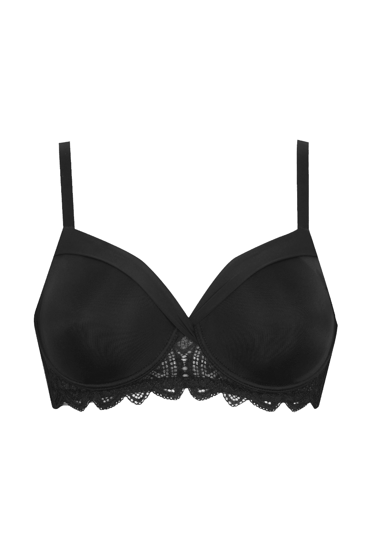 Soutien-gorge à armatures Vertige Drapé - Noir