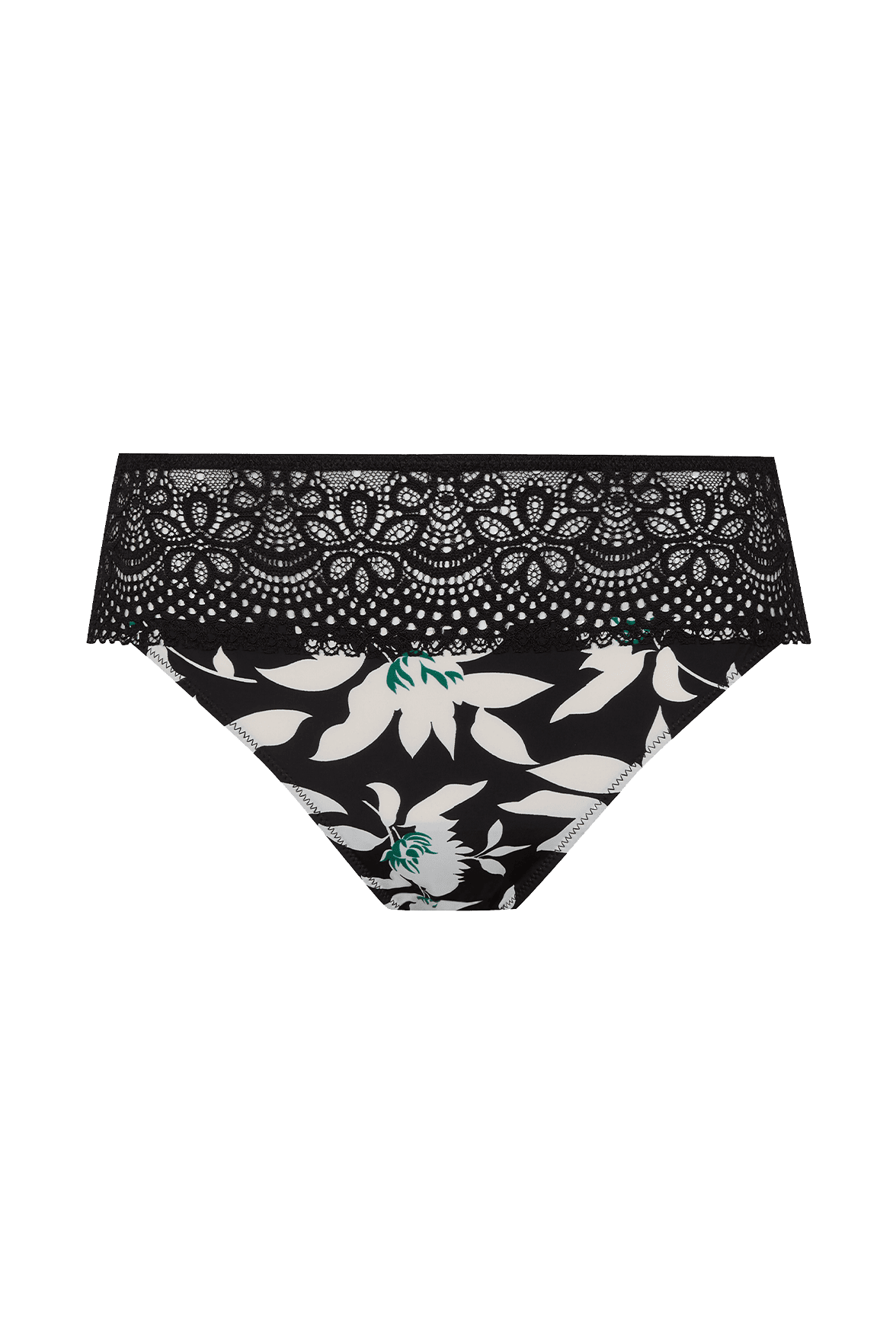 Slip brésilien dentelle et microfibre L'irrésistible - Jasmin