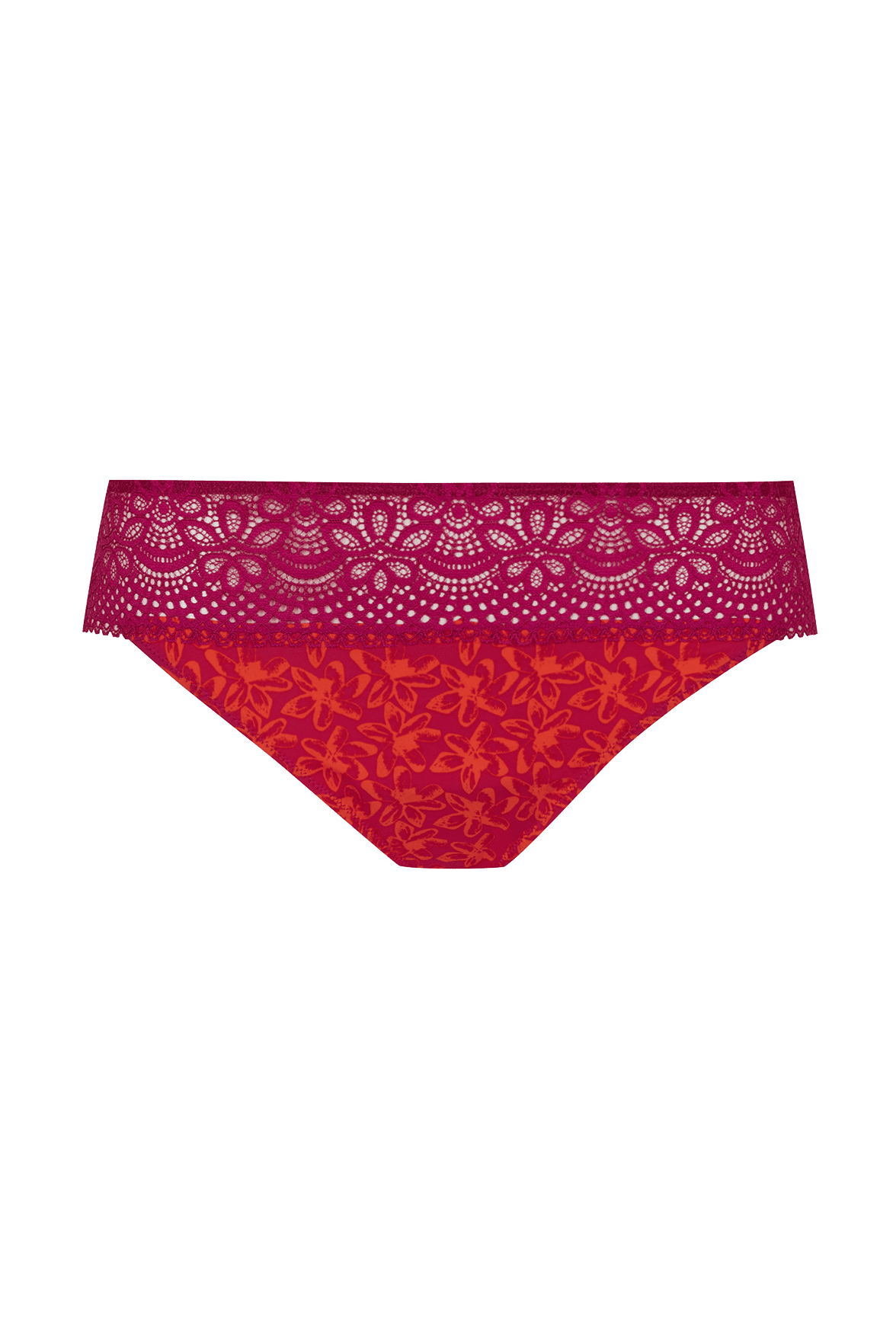 Slip brésilien dentelle et microfibre L'irrésistible - Tiaré