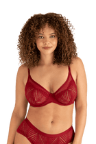 Soutien-gorge à armatures Muse - Grenat