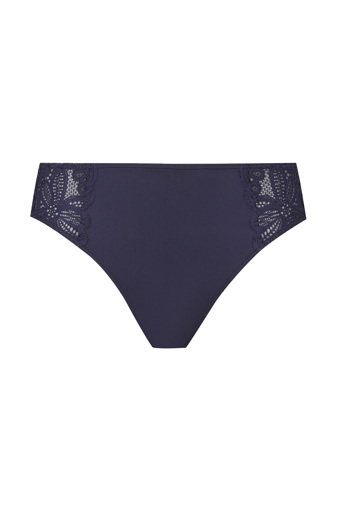 Tanga Dentelle Envoûtante - Bleu nuit
