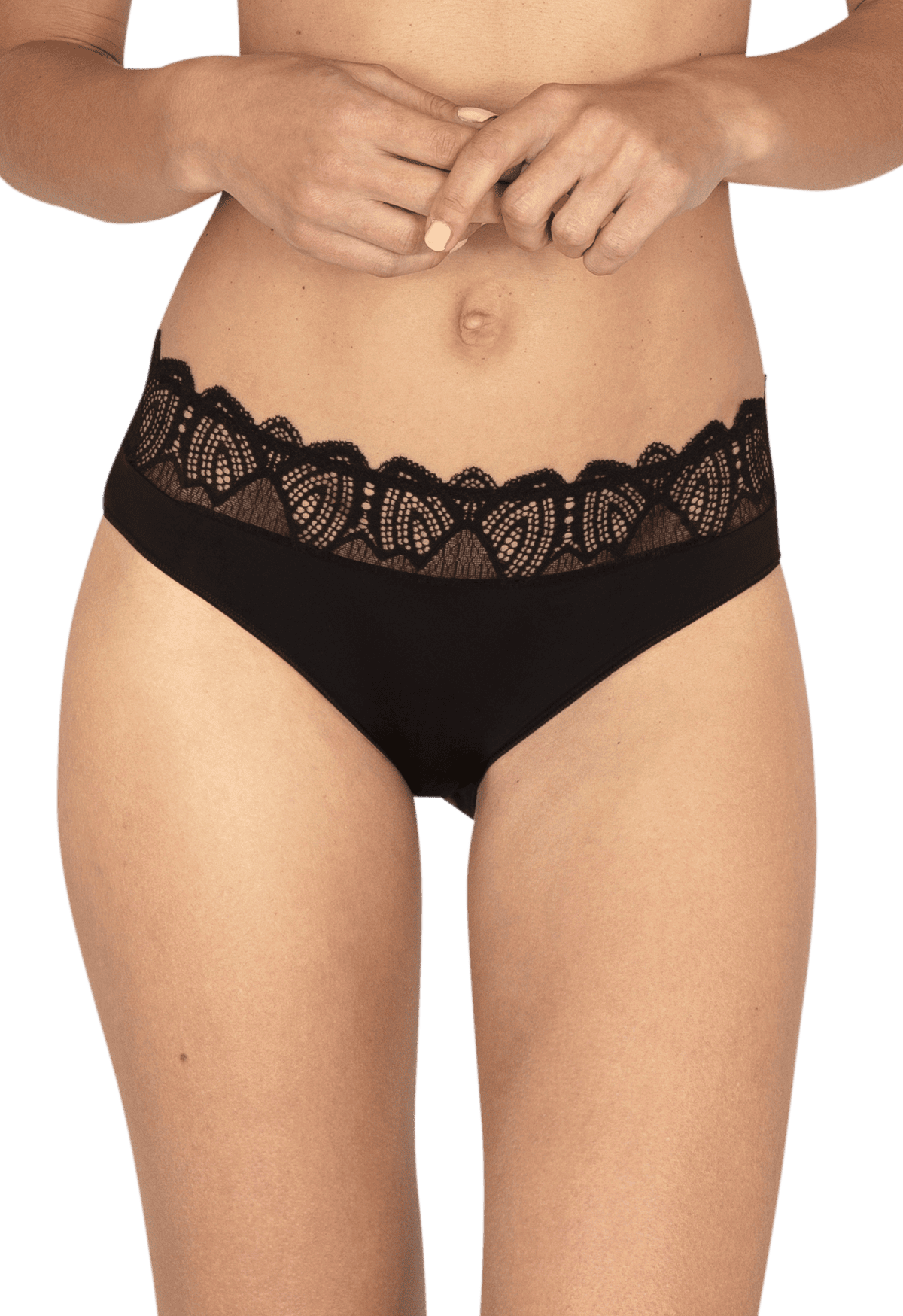 Slip Vertige Drapé - Noir