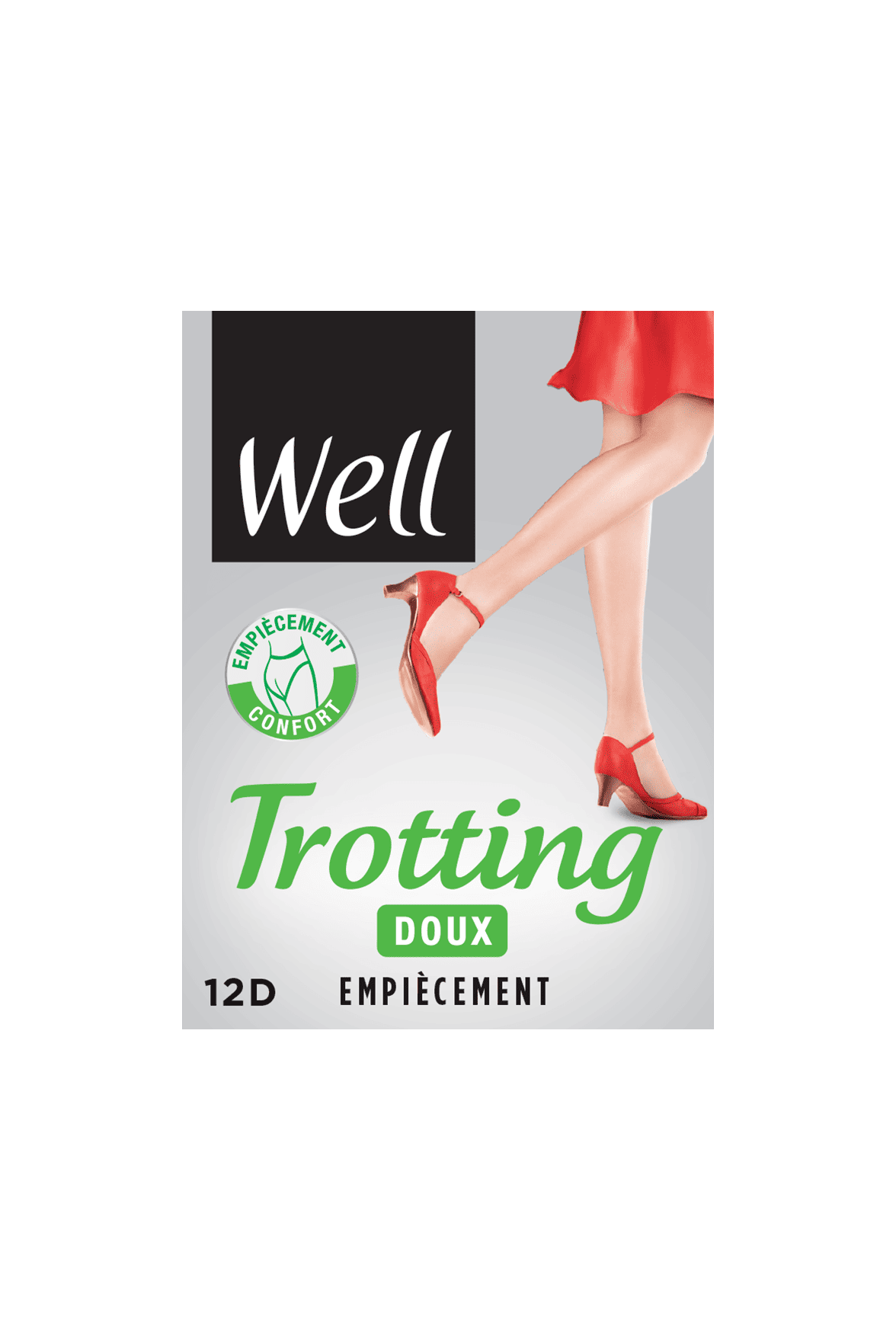 Collant Transparent 12D Trotting Doux Empiècement - Ibiza