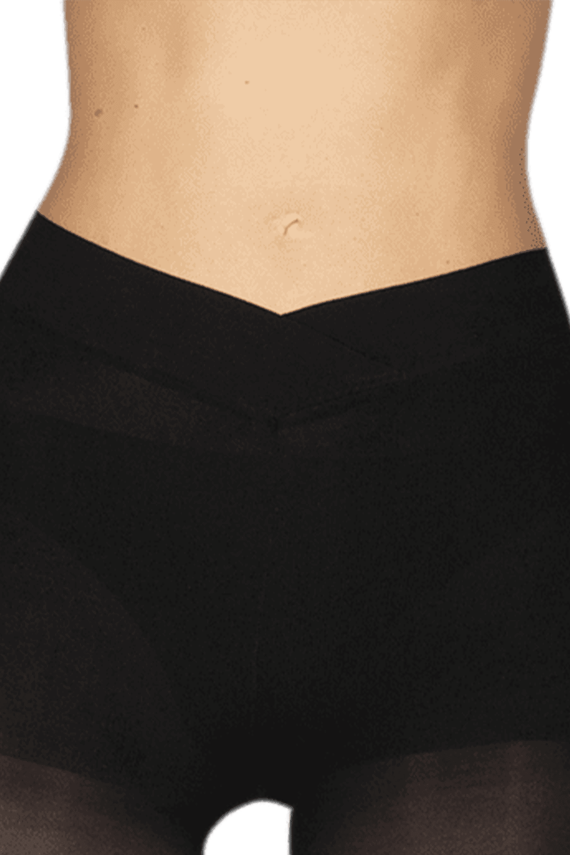 Collant Opaque 55D Accord Parfait Ceinture Beauté - Noir