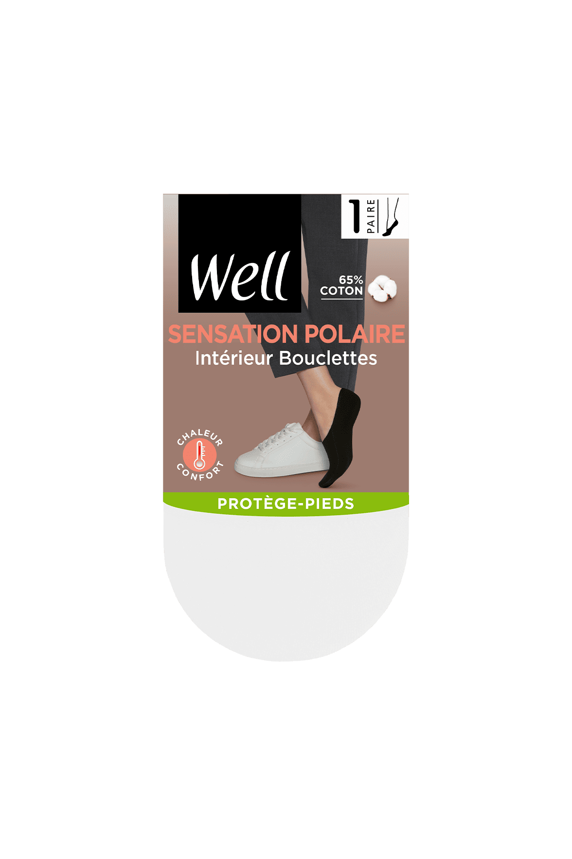Protège-Pieds Sensation Polaire - Blanc
