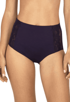 Culotte en dentelle Well Allure - Bleu nuit