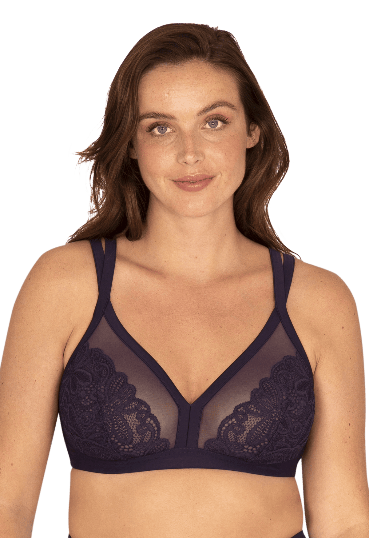 Soutien-gorge sans armatures Well Allure - Bleu nuit