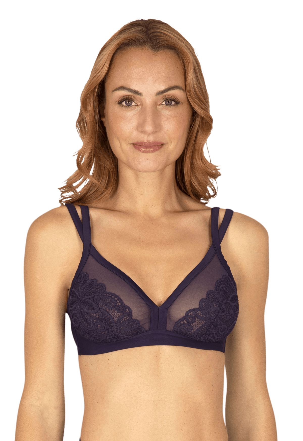 Soutien-gorge sans armatures Well Allure - Bleu nuit