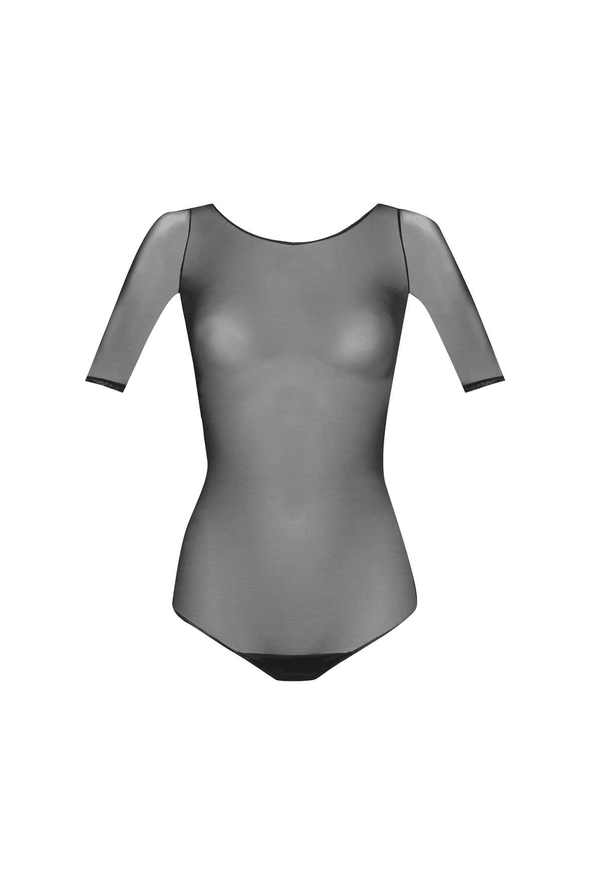 Body résille manches 3/4 Graphik - Noir