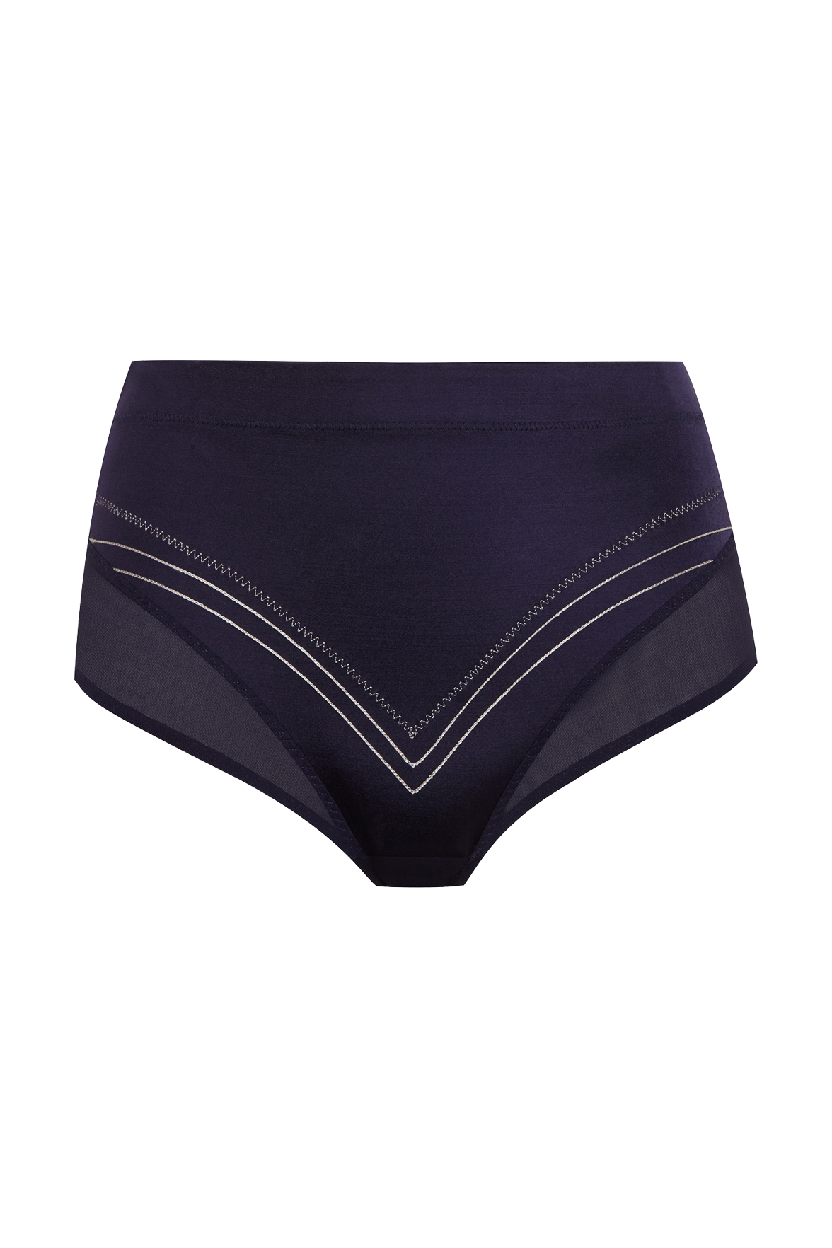 Culotte Body Galbe Elégance - Bleu nuit / poudre