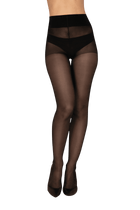 Collant Semi-Opaque 30D Well Infini Confort - Noir