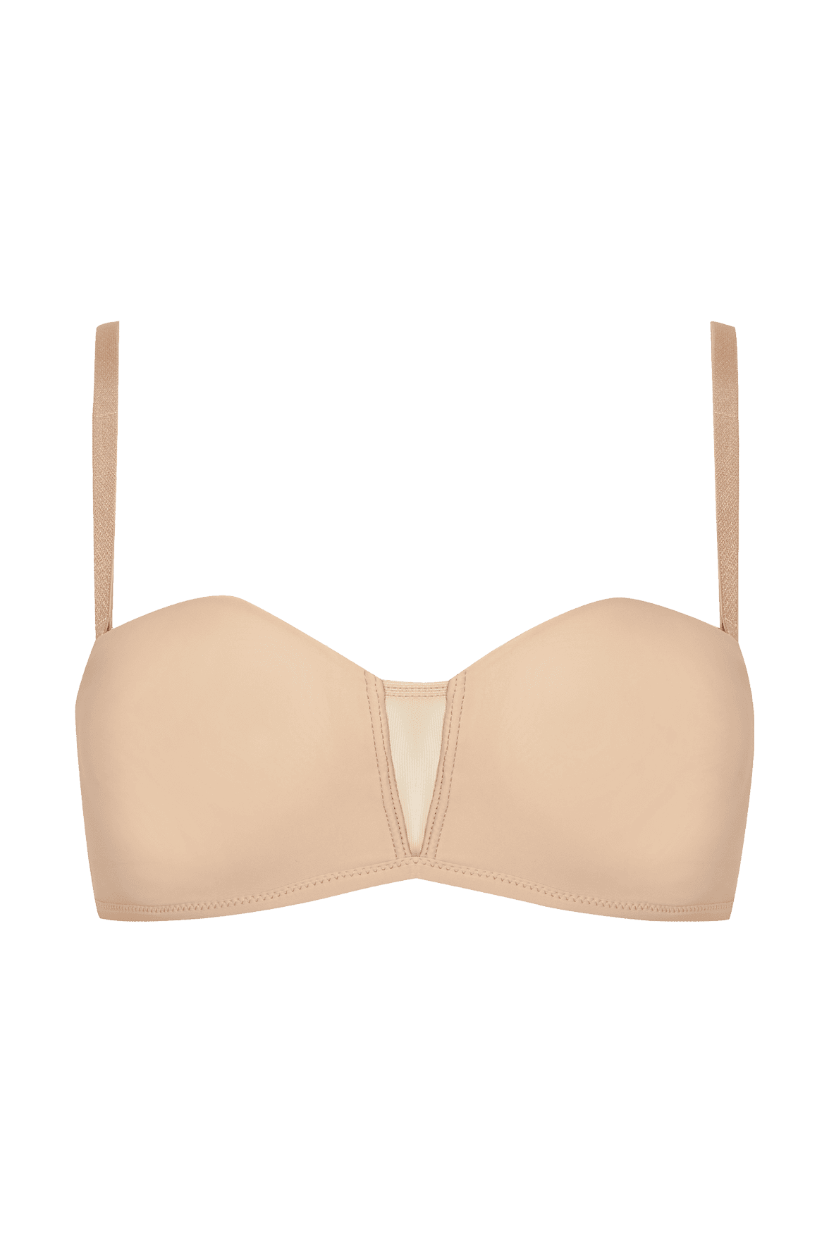 Soutien-gorge bandeau bretelles amovibles invisible Nuances - Nude