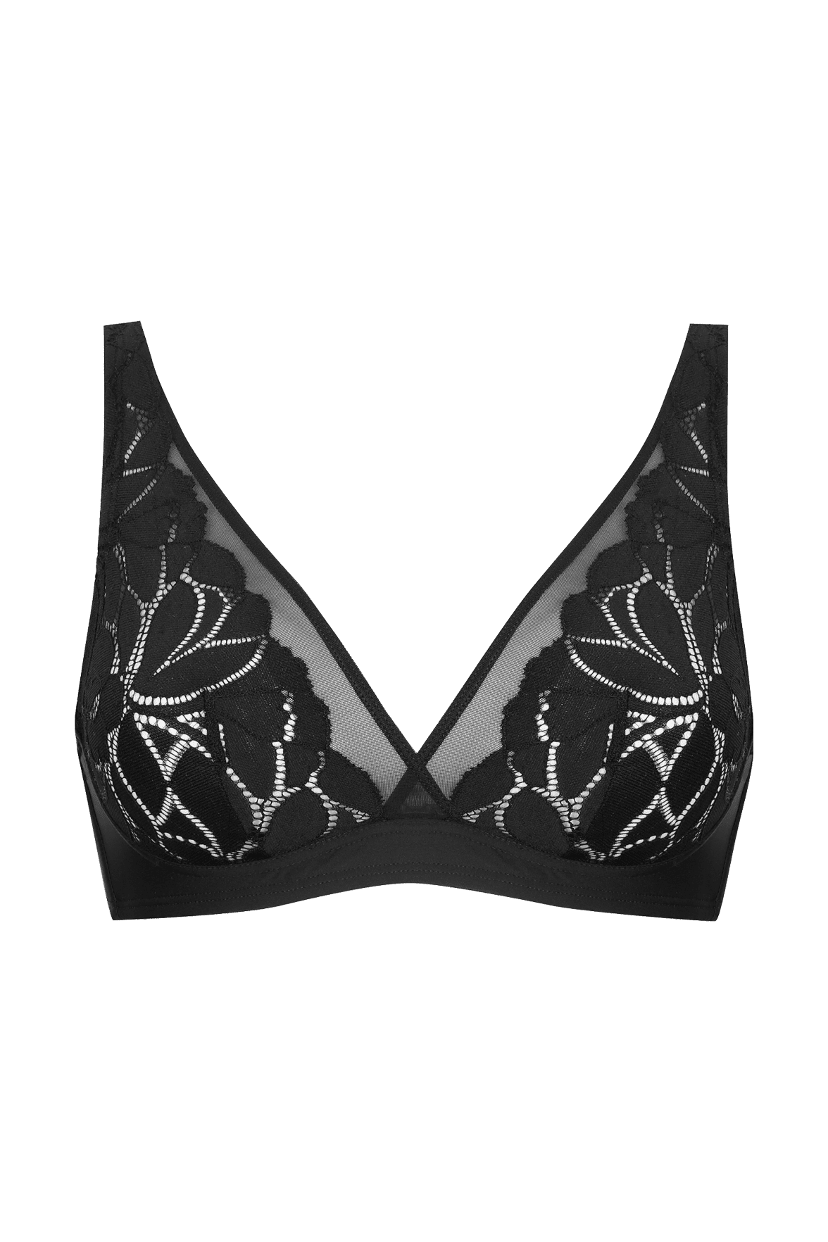 Soutien-gorge sans armatures Dentelle Prodigieuse - Noir