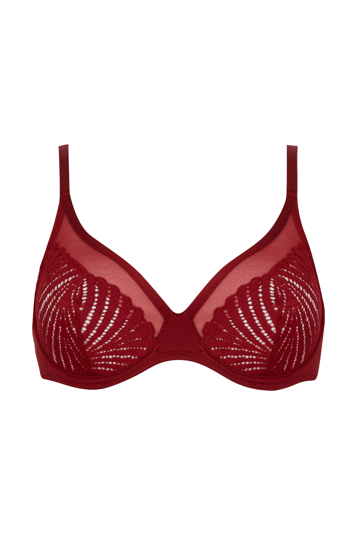 Soutien-gorge à armatures Muse - Grenat