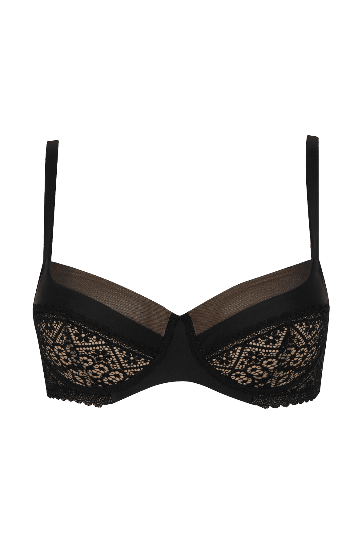 Soutien-gorge coques Déesse - Noir