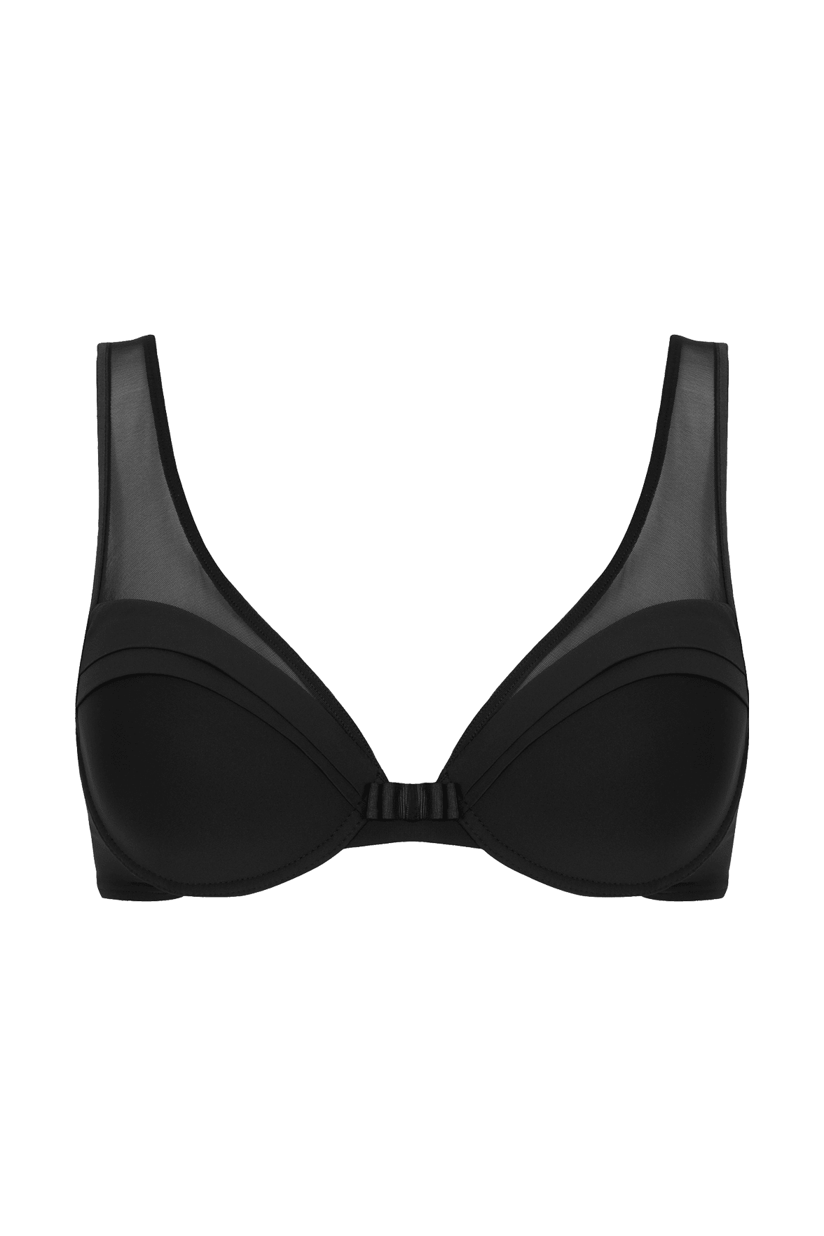 Soutien-gorge coques Tulle Design - Noir