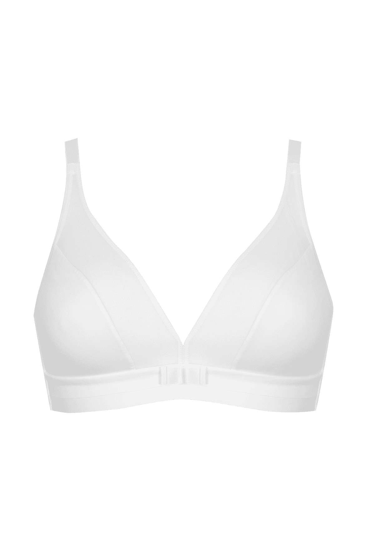 Soutien-gorge sans armatures Tulle Design - Blanc