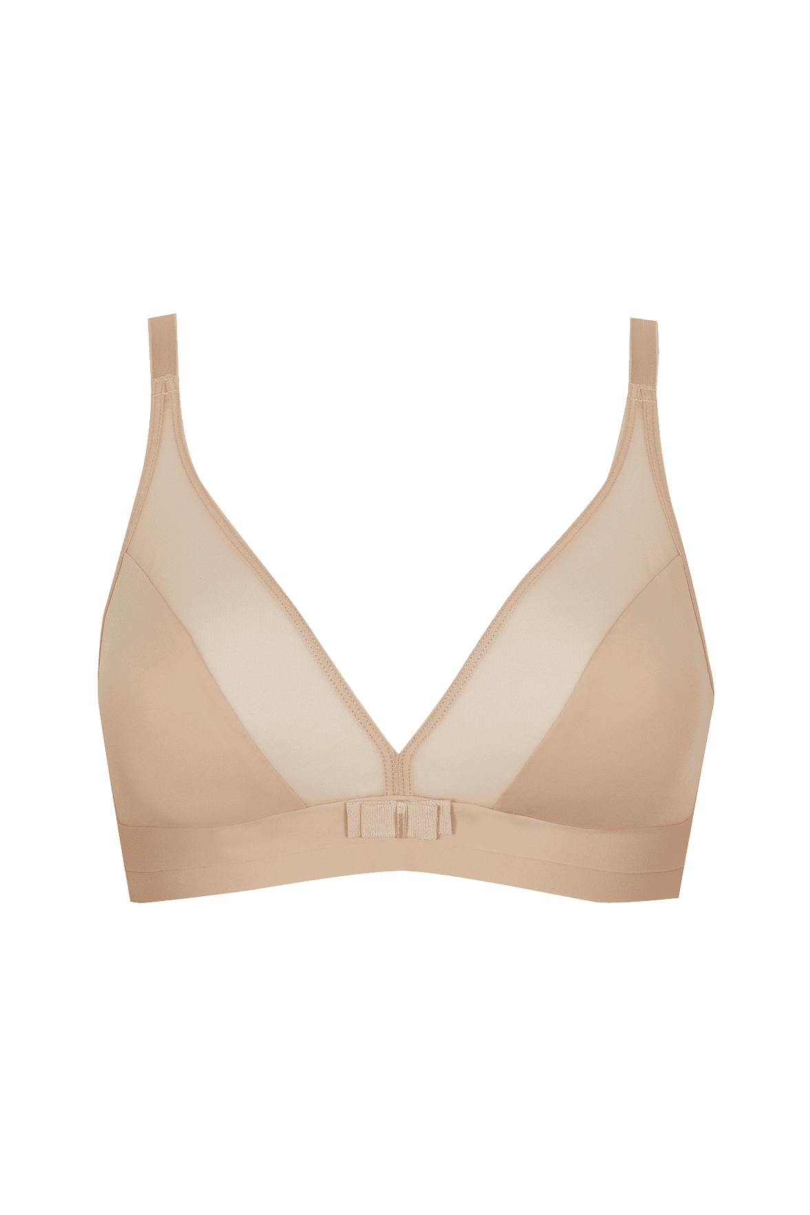 Soutien-gorge sans armatures Tulle Design - Nude