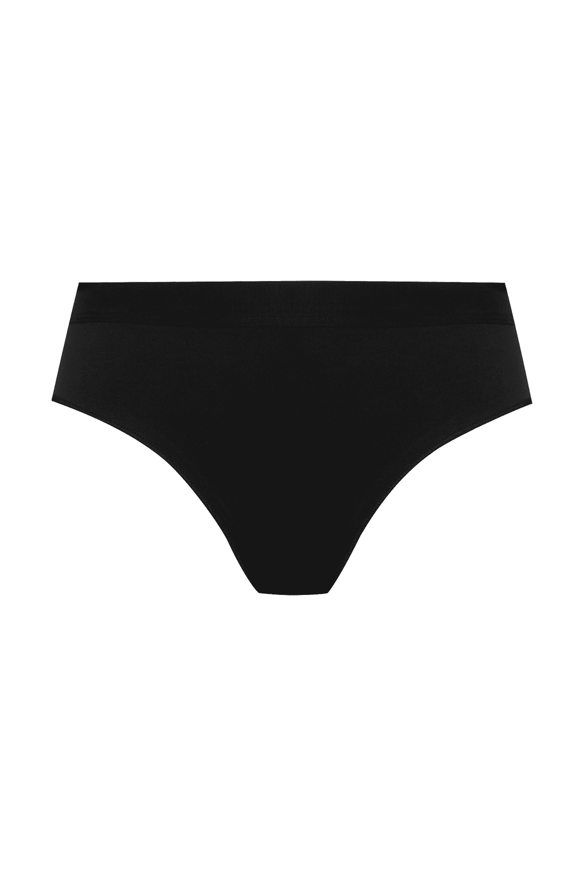 Slip Tulle Design Coton - Noir