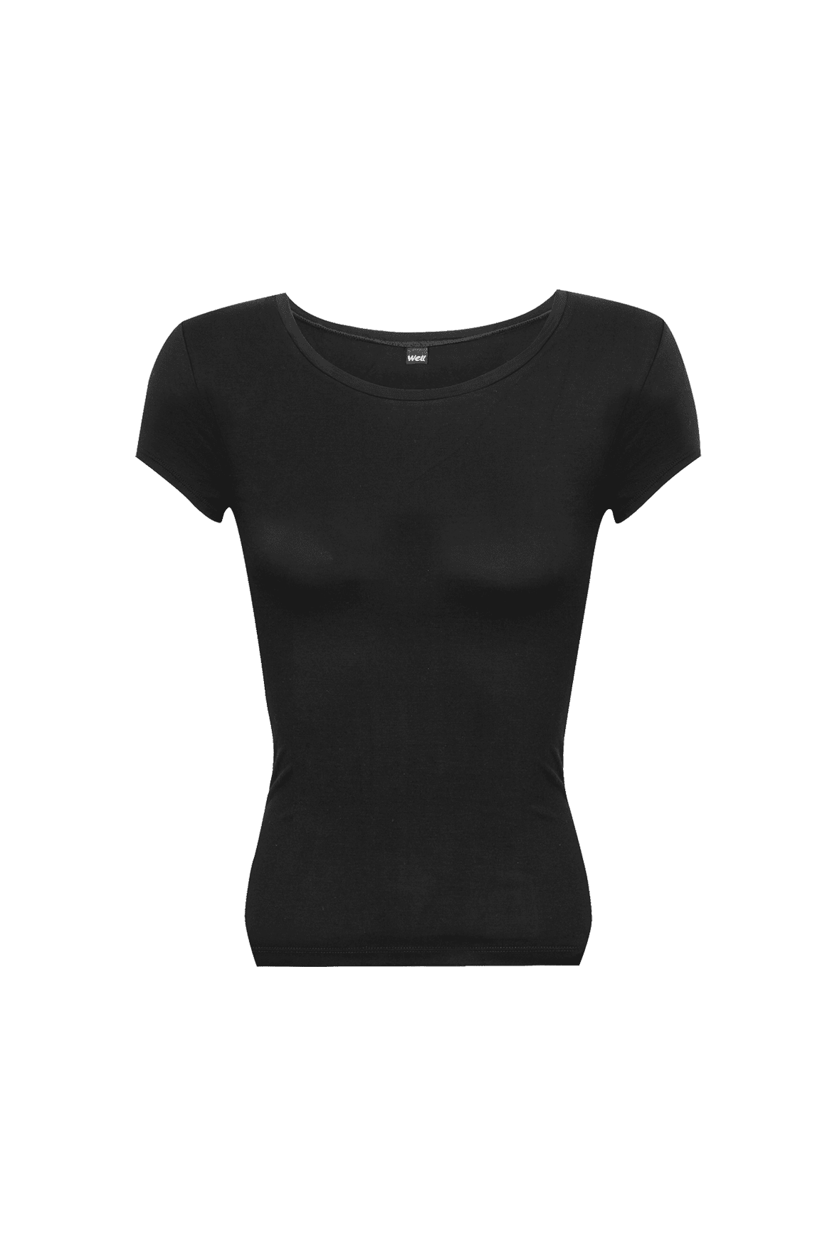 Top Manches Courtes Allure d'Hiver - Noir