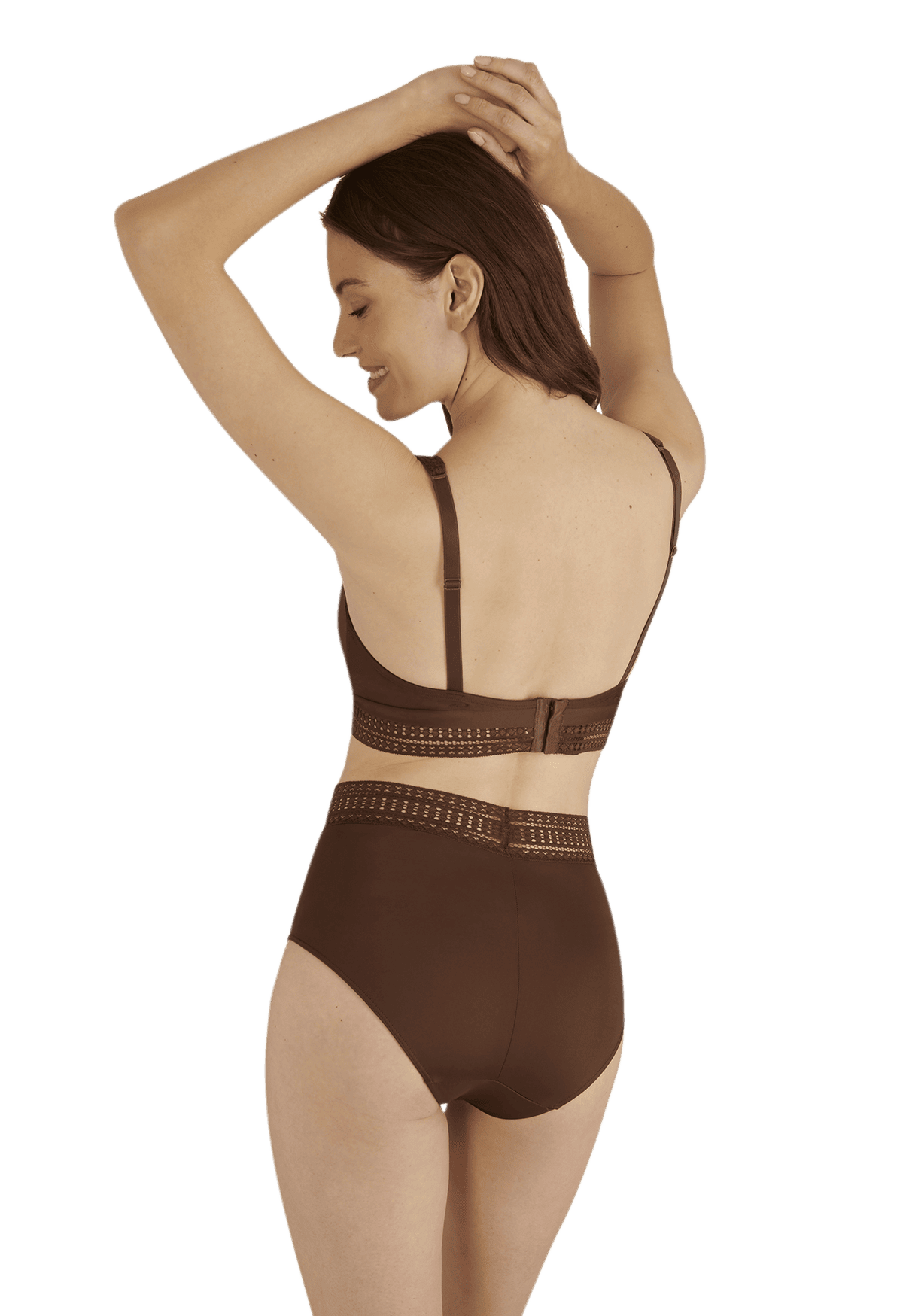 Soutien-gorge sans armatures Arty Graphik - Chocolat