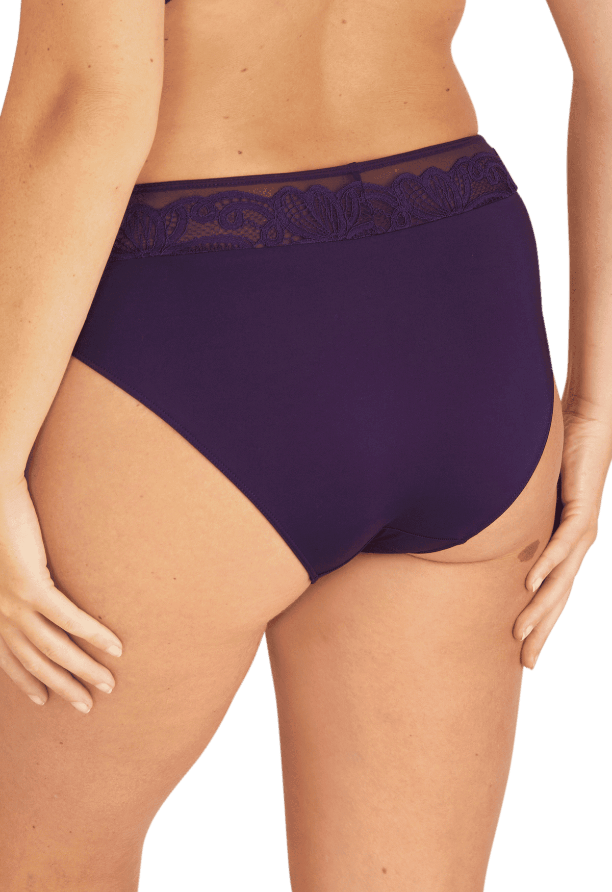 Slip Dentelle Envoûtante - Bleu nuit