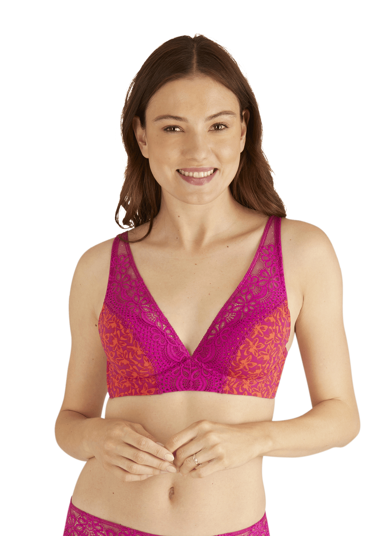 Soutien-gorge coques en dentelle et microfibre L'irrésistible - Tiaré