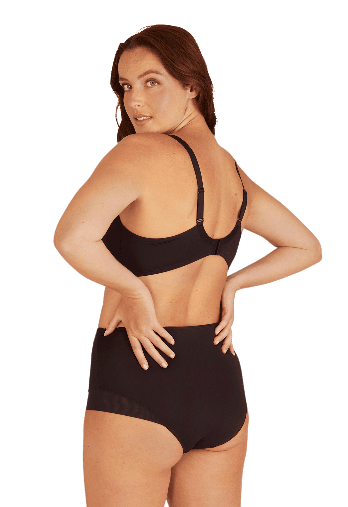 Shorty taille haute Tulle Design - Noir