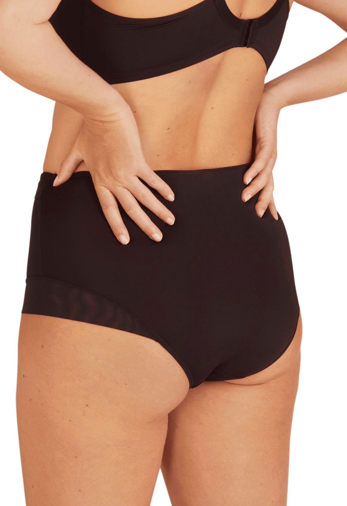 Shorty taille haute Tulle Design - Noir