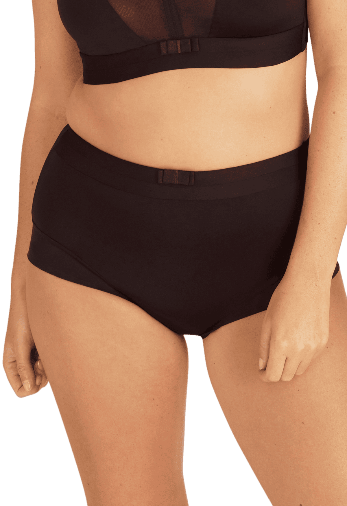 Shorty taille haute Tulle Design - Noir