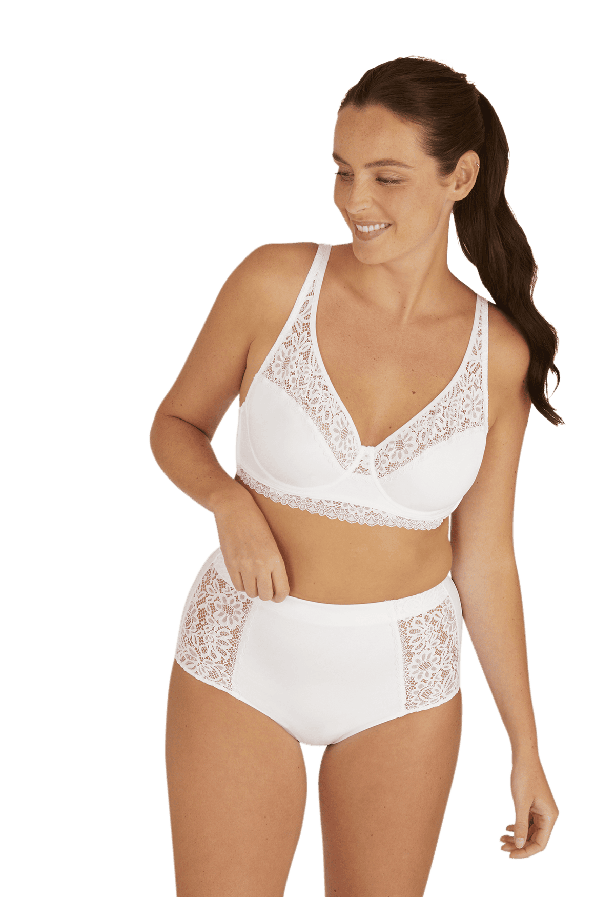 Soutien-gorge à armatures dentelle Well Allure - Blanc