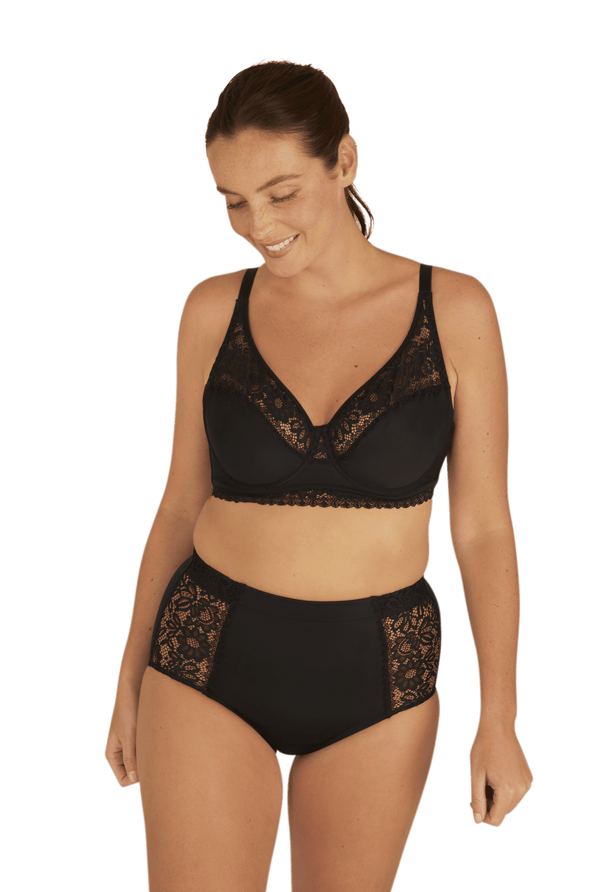 Culotte taille haute Well Allure - Noir